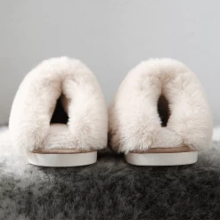 Chaussons Fourrés Pantoufles Style Inuit Femme -Confort Paradis 1