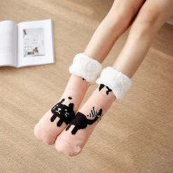 Chaussettes Chaudes Femme Party Cat