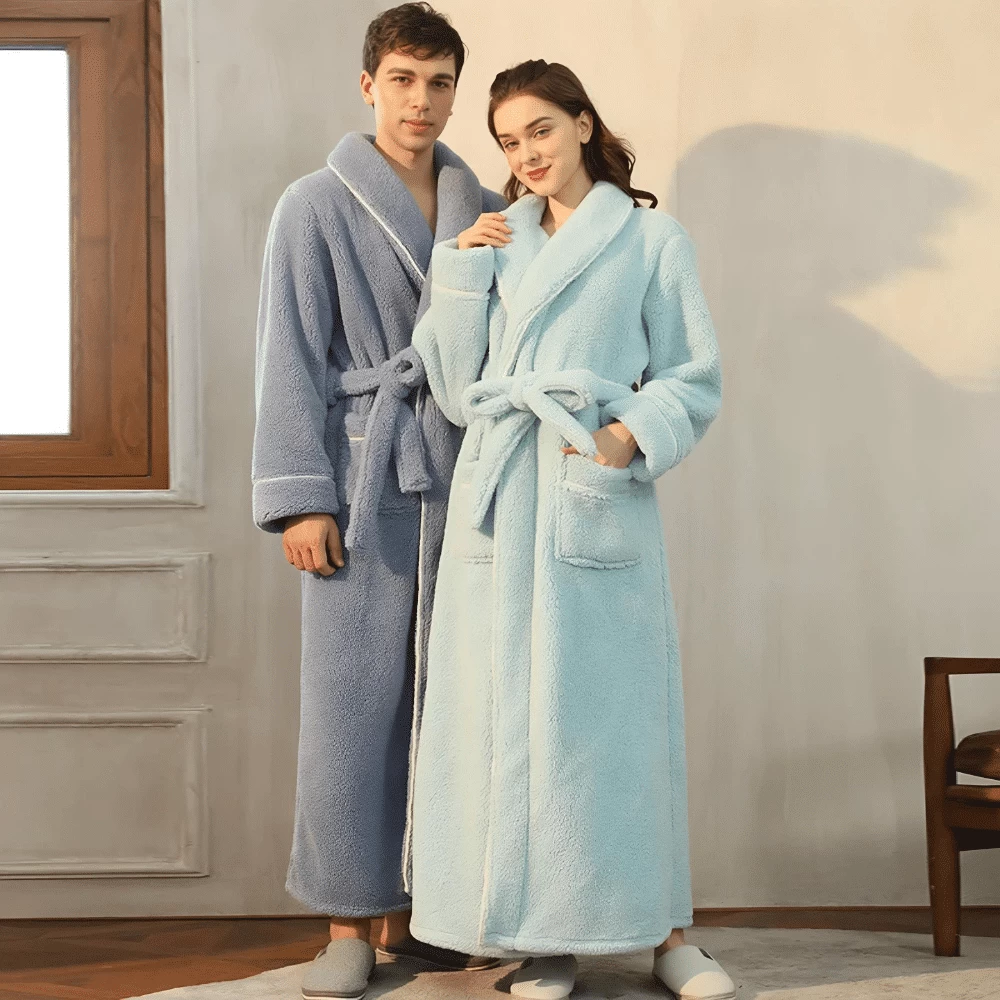 Peignoir De Bain Long Et épais 2 Peignoir De Bain Long Et épais – Image 2