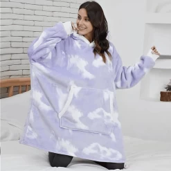 Plaid Sweat Tie And Dye Bicolore -Confort Paradis 12 7