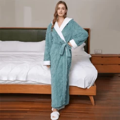 Robe De Chambre Femme Polaire Doublée 11 Robe De Chambre Femme Polaire Doublée -Confort Paradis 13 3