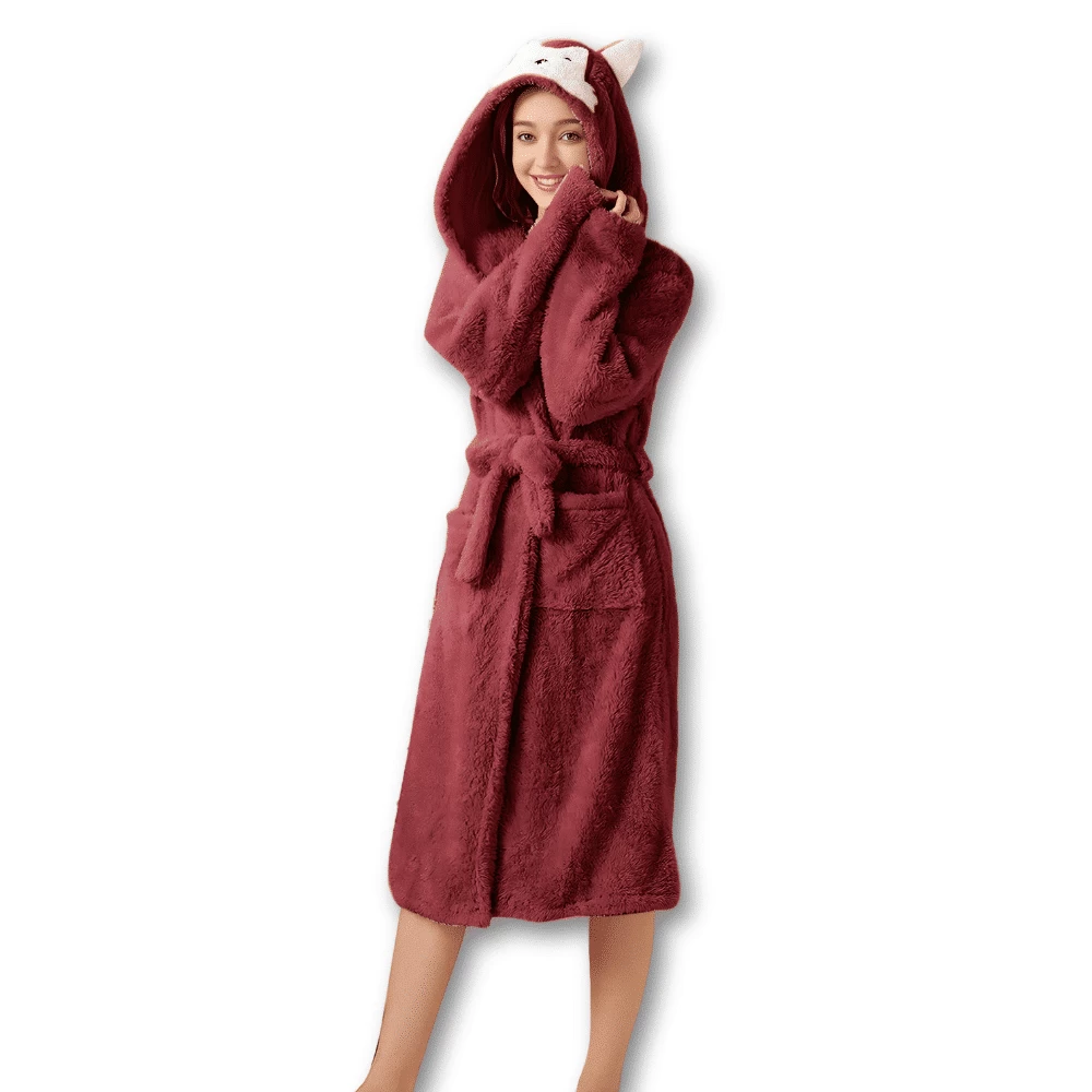 Peignoir Femme Capuche Cute Dog 7 Peignoir Femme Capuche Cute Dog – Image 7