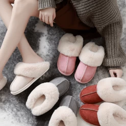 Chaussons Fourrés Pantoufles Style Inuit Femme -Confort Paradis 2