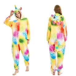 Pyjama Licorne Multicolore Adulte