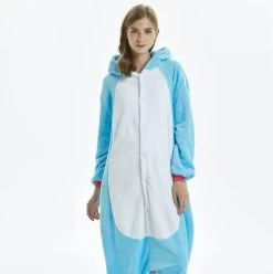 Pyjama Licorne Adulte Bleu