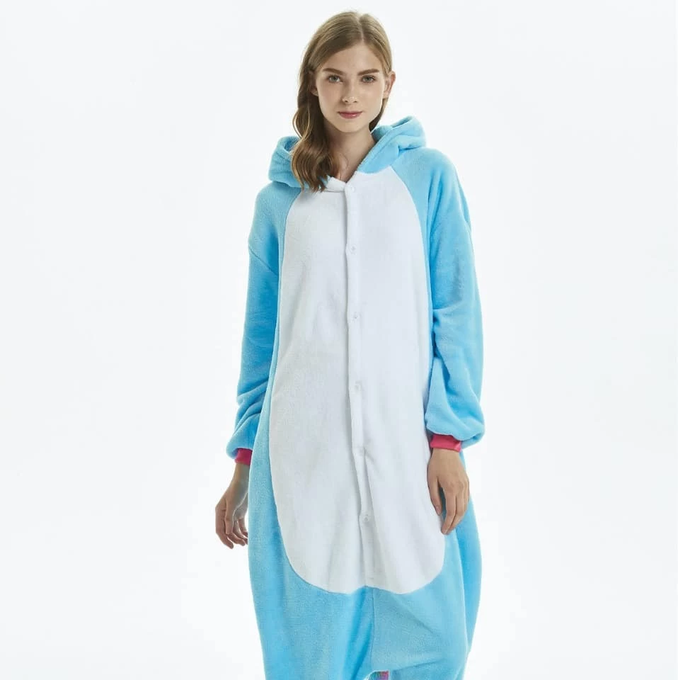 Pyjama Licorne Adulte Bleu 1 Pyjama Licorne Adulte Bleu