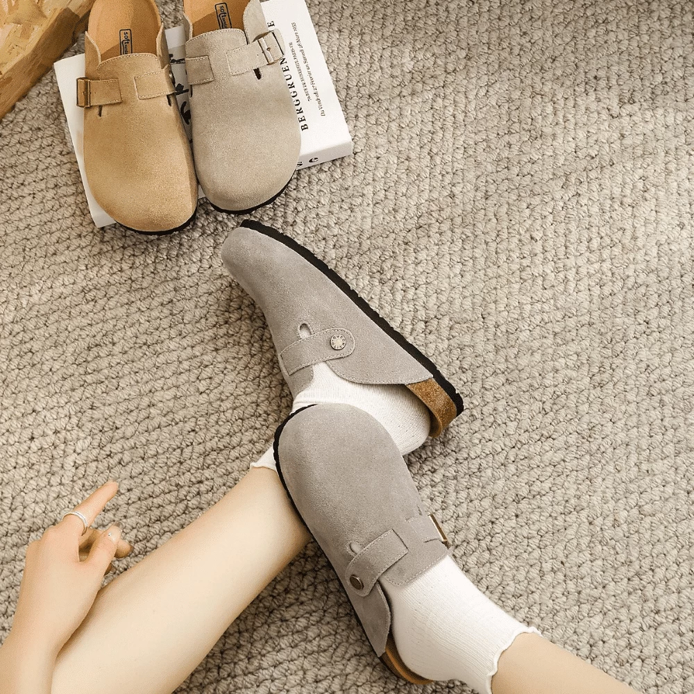 Sabots Femme Mules En Daim 7 Sabots Femme Mules En Daim – Image 7