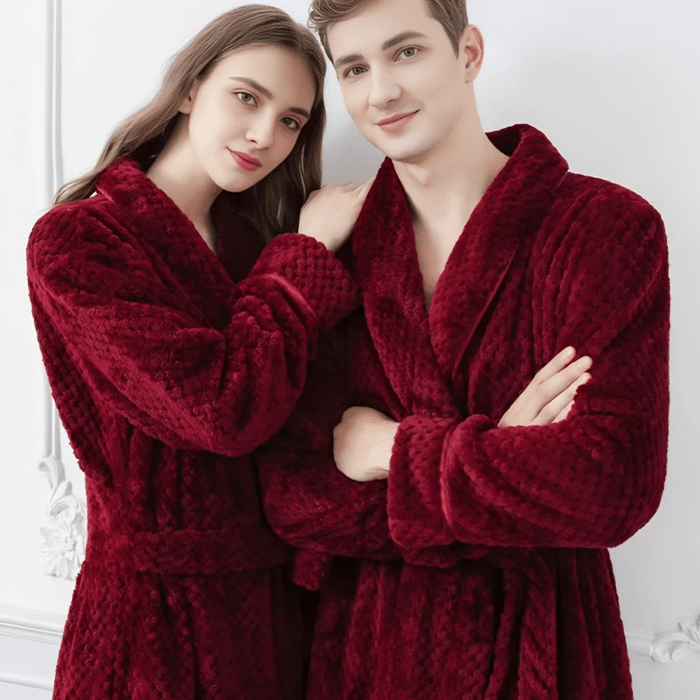Peignoir Polaire Gaufrée 3 Peignoir Polaire Gaufrée – Image 3