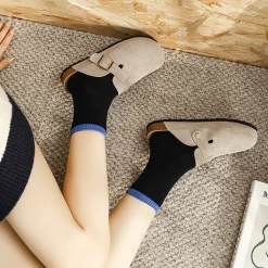 Sabots Femme Mules En Daim [Bon Plan -20%] -Confort Paradis 8 1 1