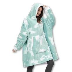 Plaid Sweat Tie And Dye Bicolore