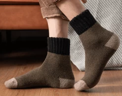 Chaussettes Chaudes Homme Teintes Nature Lot 5 Paires -Confort Paradis Capture decran 2023 08 16 a 10.49.14