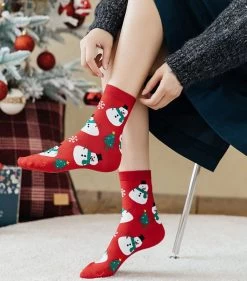 Confort Paradis -Confort Paradis Chaussette noel rouge