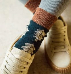 Chaussettes Chaudes Femme Arbres -Confort Paradis Chaussettes chaudes 7