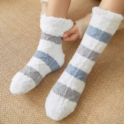 Chaussettes Chaudes Femme Antidérapantes Pilou -Confort Paradis Chaussettes chaudes femme