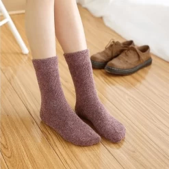 Chaussettes Chaudes Laine Warm Feet -Confort Paradis Chaussettes chaudes laine Warm Feet 5