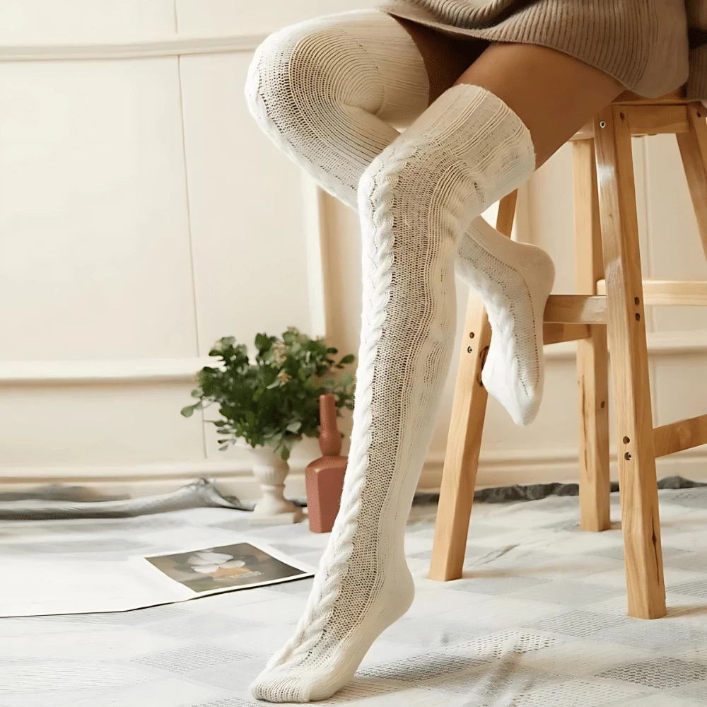 Chaussettes Chaudes Montantes Femme Warm Legs 1 Chaussettes Chaudes Montantes Femme Warm Legs