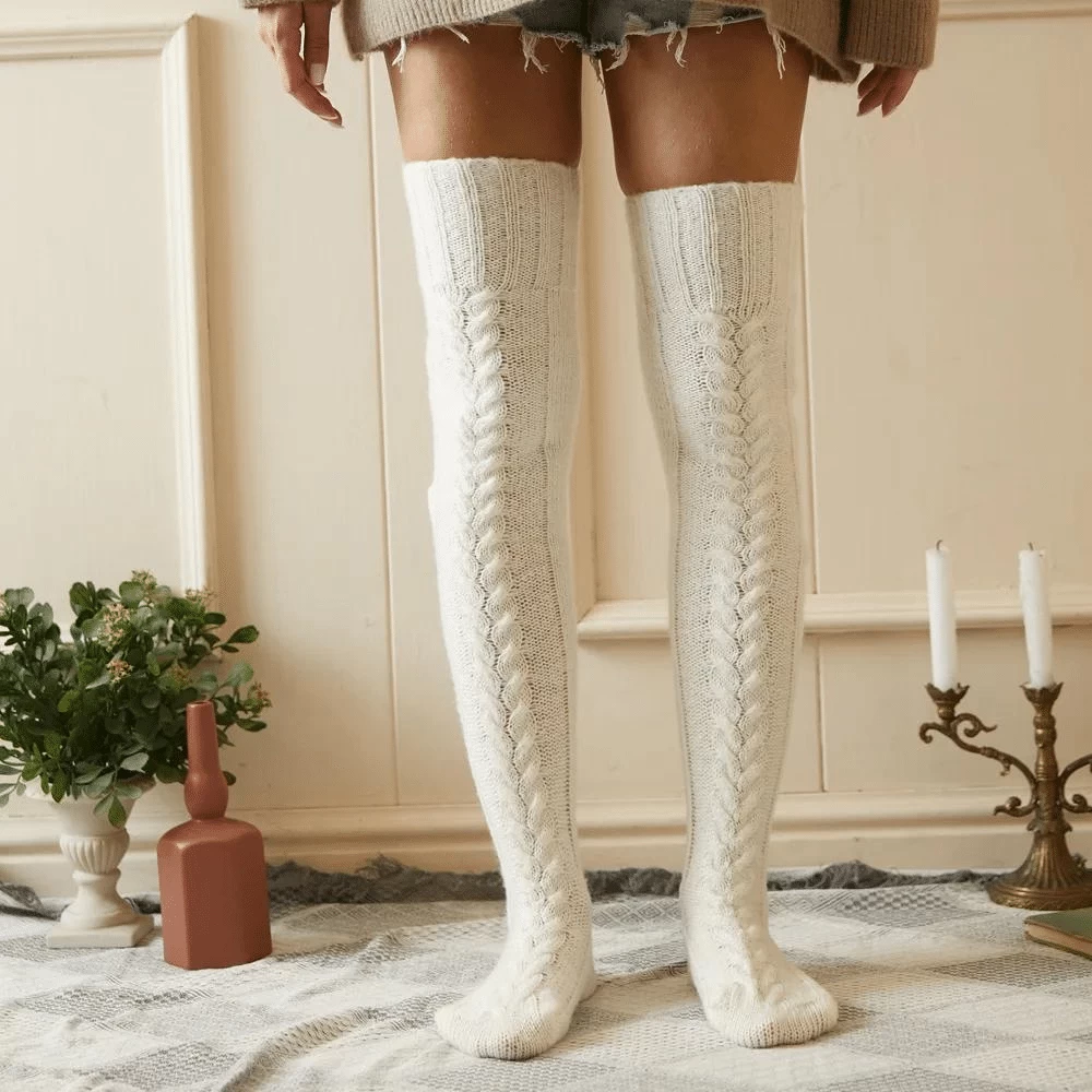 Chaussettes Chaudes Montantes Femme Warm Legs 3 Chaussettes Chaudes Montantes Femme Warm Legs – Image 3