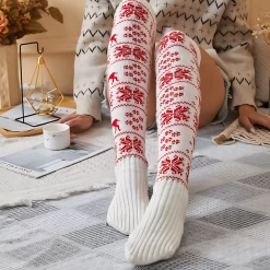 Chaussettes De Noël Montantes Femme
