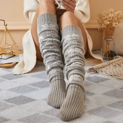 Chaussettes De Noël Montantes Femme -Confort Paradis Chaussettes de Noel montantes femme 6