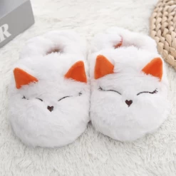 Chaussons Enfant Anti-bruit Doux Chaton