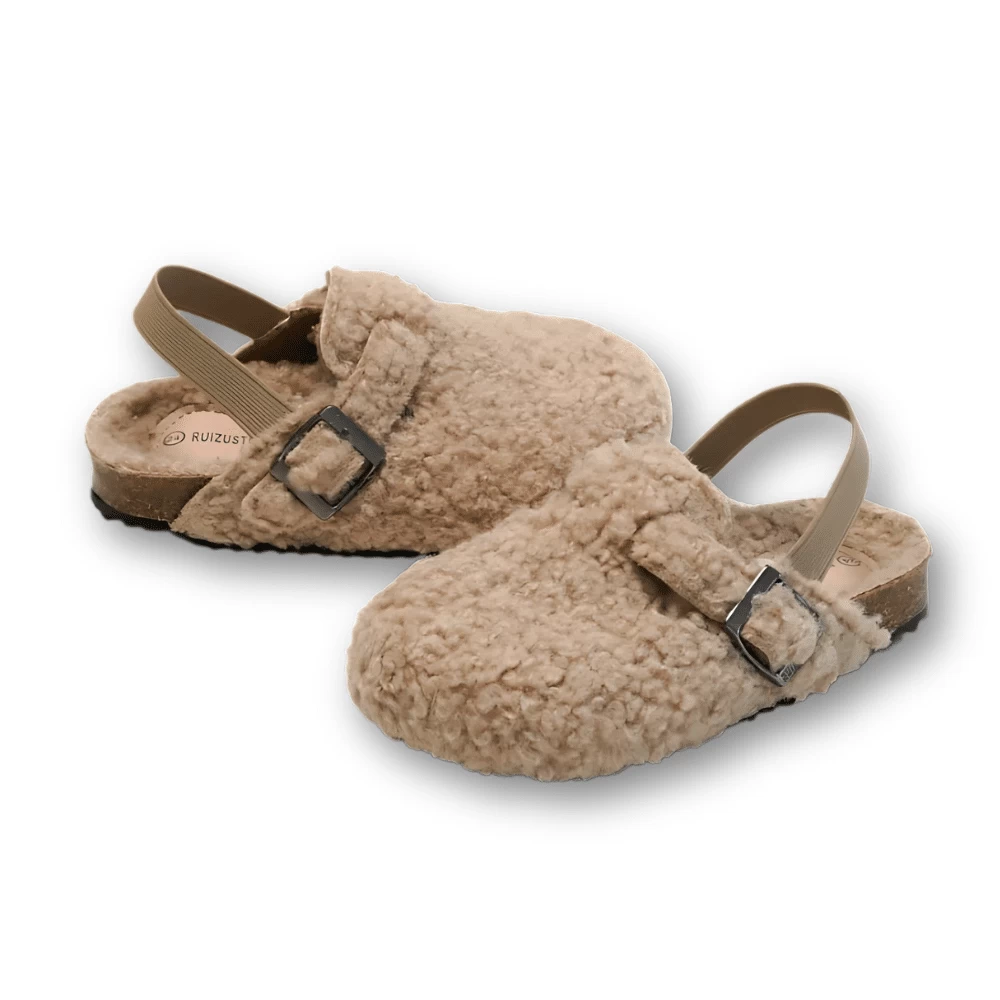 Chaussons Enfant Sabots Mouton Avec élastiques 3 Chaussons Enfant Sabots Mouton Avec élastiques – Image 3