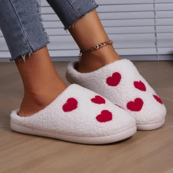 Chaussons Femme Original Petits Coeurs 10 Chaussons Femme Original Petits Coeurs -Confort Paradis Chaussons femme original petits coeurs 6