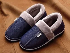 Chaussons Fourrés Fermés Homme Douillets 9 Chaussons Fourrés Fermés Homme Douillets -Confort Paradis Chaussons fourres 5