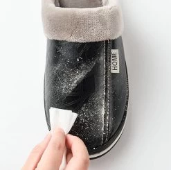 Chaussons Fourrés Homme Douillets -Confort Paradis Chaussons fourres facile a nettoyer