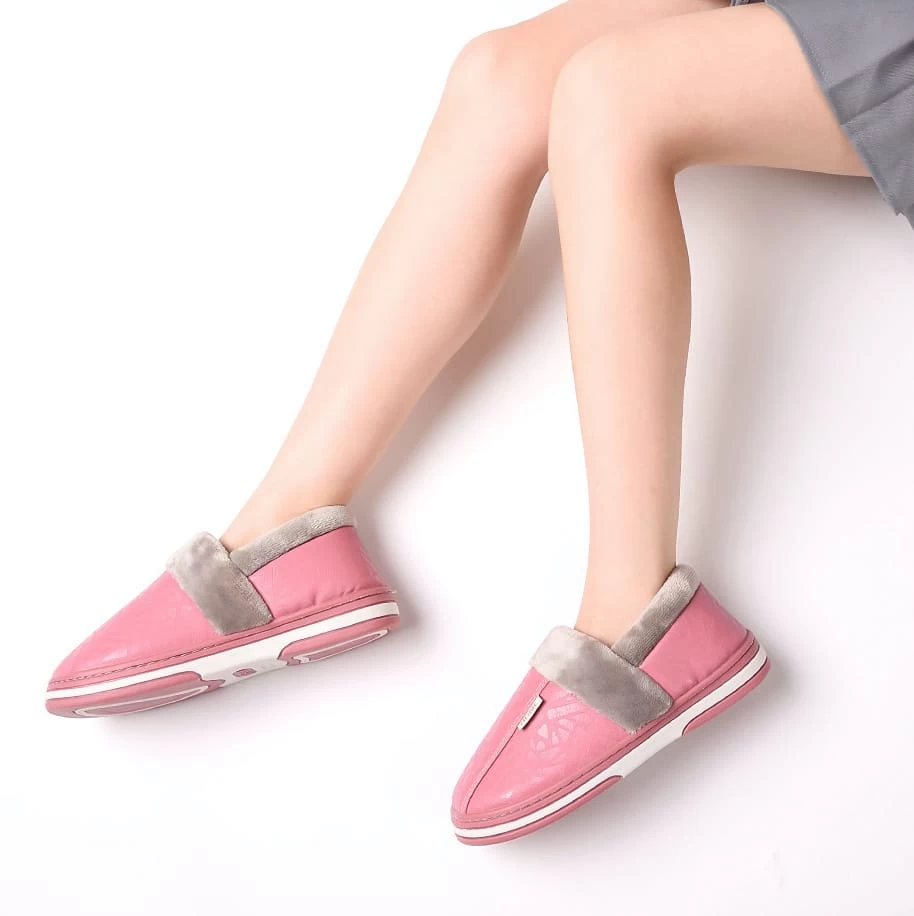 Chaussons Fourrés Fermés Femme Douillets 4 Chaussons Fourrés Fermés Femme Douillets – Image 4