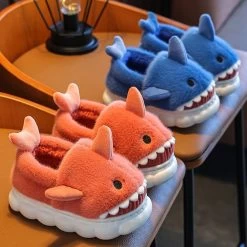 Confort Paradis -Confort Paradis Chaussons fourres requin