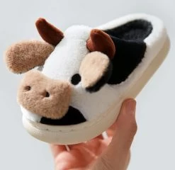 Chaussons Vache Pantoufle -Confort Paradis Chaussons vache pantoufle