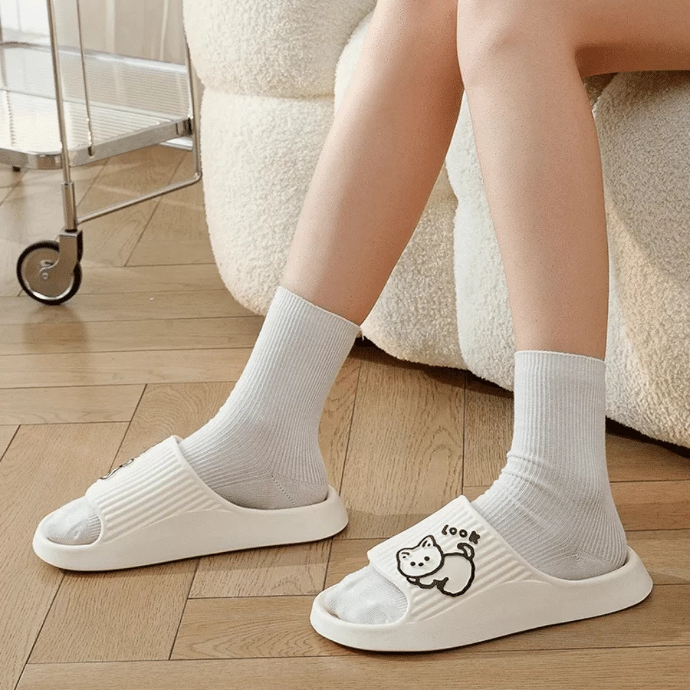 Claquettes Femme Maison Curious Puppy 3 Claquettes Femme Maison Curious Puppy – Image 3