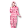 Combinaison Pyjama Femme Noël Flocons