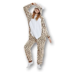 Combinaison Pyjama Femme Léopard