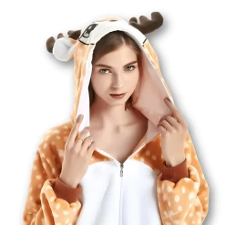 Combinaison Pyjama Femme Renne 8 Combinaison Pyjama Femme Renne -Confort Paradis Combinaison pyjama femme renne 5