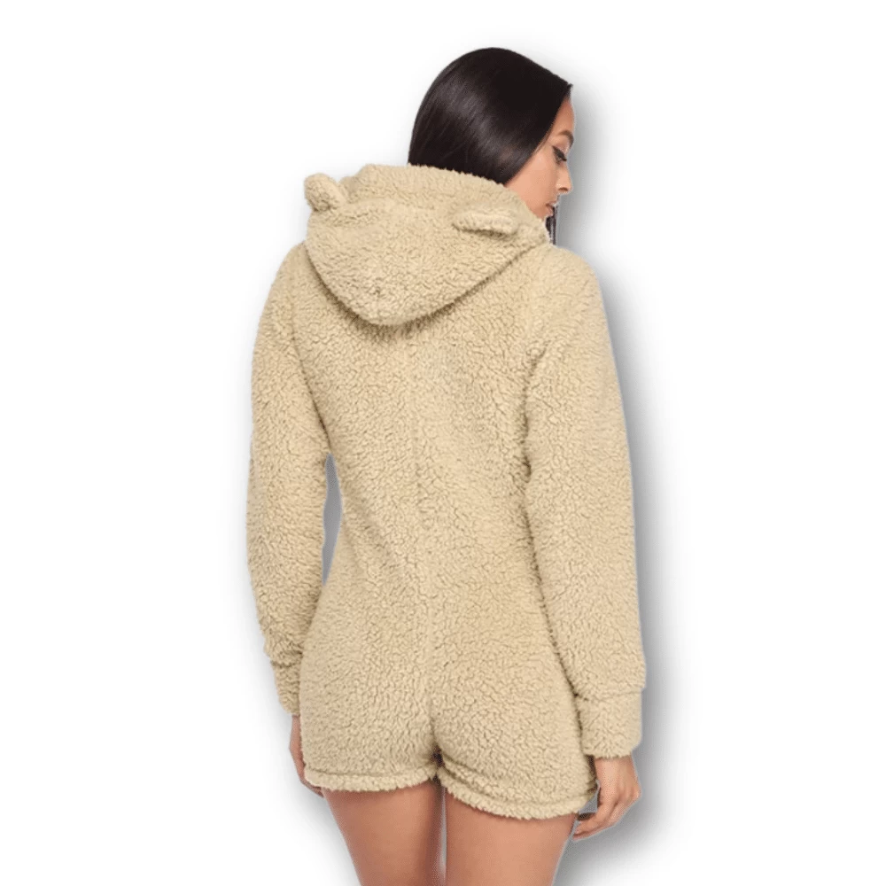 Combinaison Pyjama Femme Short Petit Ourson 2 Combinaison Pyjama Femme Short Petit Ourson – Image 2