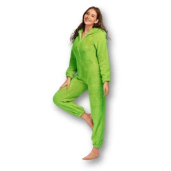 Combinaison Pyjama Femme Uni Oreilles D’ourson -Confort Paradis Combinaison pyjama femme uni oreilles dourson 6