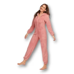 Combinaison Pyjama Femme Uni Oreilles D’ourson [Bon Plan -20%] -Confort Paradis Combinaison pyjama femme uni oreilles dourson 9 1 1