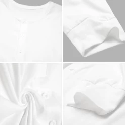 Combinaison Pyjama Homme Fine Unie -Confort Paradis Combinaison pyjama homme fine unie 4