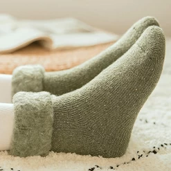 Grosses Chaussettes Hiver Femme Les Douillettes -Confort Paradis Grosses chaussettes hiver femme Les douillettes 6