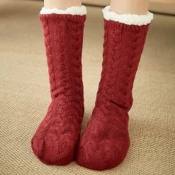 Chaussettes Chaudes Femme Unies Antidérapantes -Confort Paradis H321b06a4dea84a0ca5a22ea4ddad0f1a8
