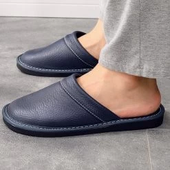 Chaussons Homme Uni Style Lisse [Bon Plan -20%]