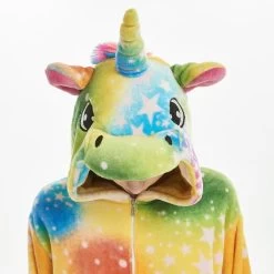 Pyjama Licorne Multicolore Adulte 7 Pyjama Licorne Multicolore Adulte -Confort Paradis Licorne multicolore