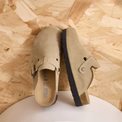 Mules En Daim Femme Semelle épaisse 7 Mules En Daim Femme Semelle épaisse -Confort Paradis Mules en daim femme semelle epaisse 3