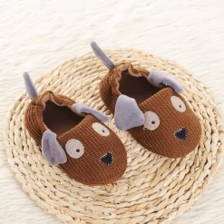 Petits Chaussons Anti-bruit Chiot Rigolo