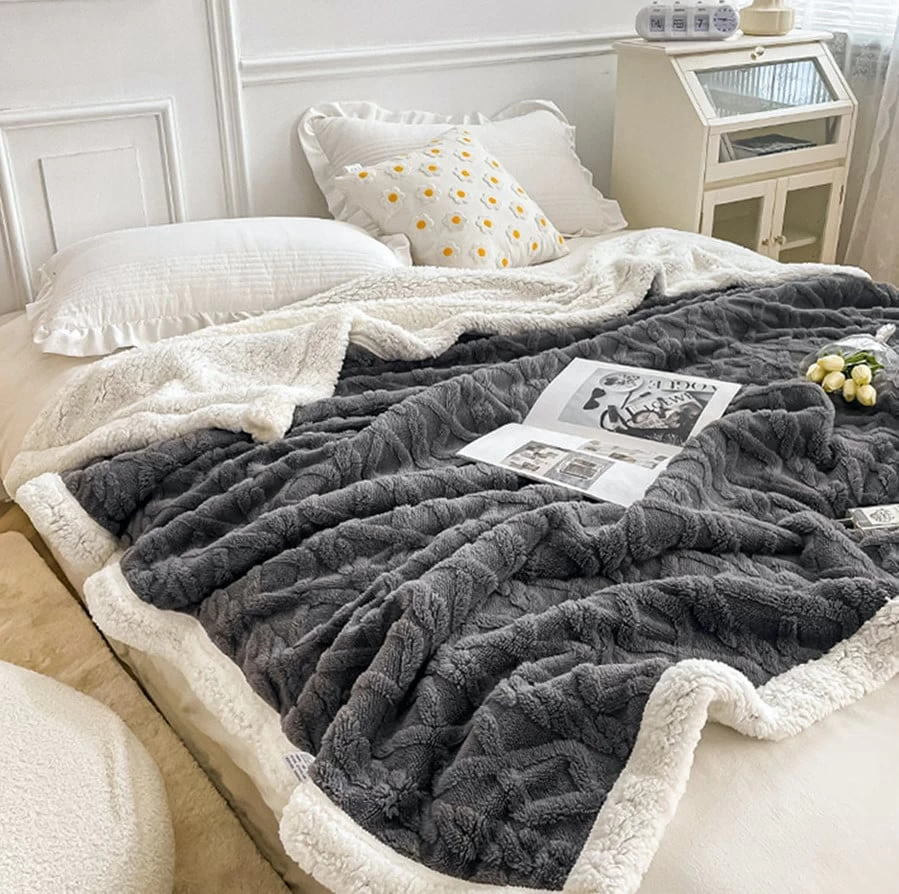 Plaid Très Chaud Polaire épaisse 4 Plaid Très Chaud Polaire épaisse – Image 4