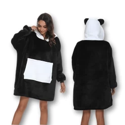 Plaid Sweat Confort Panda 7 Plaid Sweat Confort Panda -Confort Paradis Plaid sweat confort panda 5