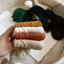 Chaussettes Chaudes Femme Rétro Monochromes -Confort Paradis S0f8cc700392344888d7daa46786961c3X