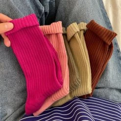 Chaussettes Chaudes Femme Coton Unies -Confort Paradis S2421faa4c5584568ae5da235e111156aX