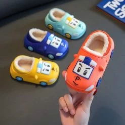 Chaussons Garçon Fourrés Voiture -Confort Paradis S4bb7635d22734ec484545f033b6620efU e1691539250165